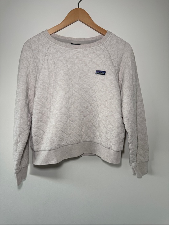Patagonia Tops - Patagonia Organic Cotton Quilt Crew Sweatshirt Drifter Grey M
